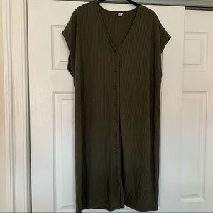 Old navy dress XL, olive button up